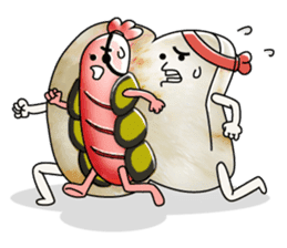 Taiwanese Rice-Dog<Yummy Food in Taiwan> sticker #5595264