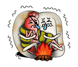 Taiwanese Rice-Dog<Yummy Food in Taiwan> sticker #5595279