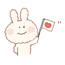 mocomoco rabbit sticker #5596484