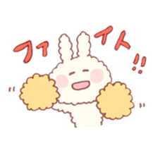 mocomoco rabbit sticker #5596485