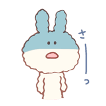 mocomoco rabbit sticker #5596486