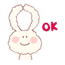 mocomoco rabbit sticker #5596487