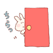 mocomoco rabbit sticker #5596493
