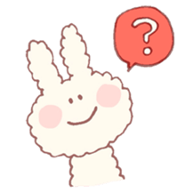 mocomoco rabbit sticker #5596496