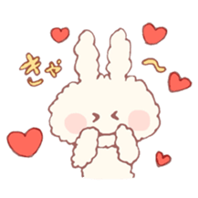 mocomoco rabbit sticker #5596498