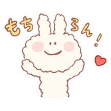 mocomoco rabbit sticker #5596500