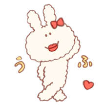 mocomoco rabbit sticker #5596506