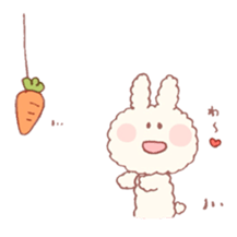 mocomoco rabbit sticker #5596507