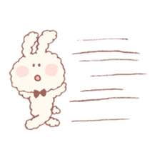 mocomoco rabbit sticker #5596508