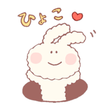 mocomoco rabbit sticker #5596512