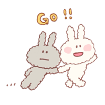mocomoco rabbit sticker #5596516