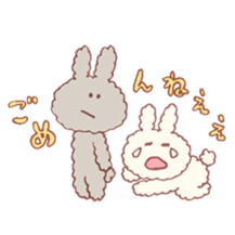 mocomoco rabbit sticker #5596518