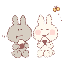 mocomoco rabbit sticker #5596521