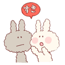 mocomoco rabbit sticker #5596522