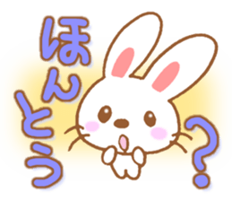 Mischievous rabbit! sticker #5596885