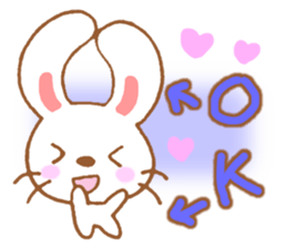 Mischievous rabbit! sticker #5596888