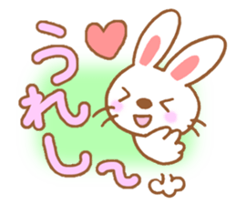 Mischievous rabbit! sticker #5596891