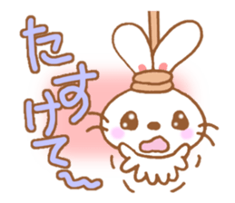 Mischievous rabbit! sticker #5596899