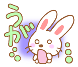 Mischievous rabbit! sticker #5596902