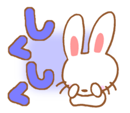 Mischievous rabbit! sticker #5596904