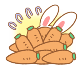 Mischievous rabbit! sticker #5596918