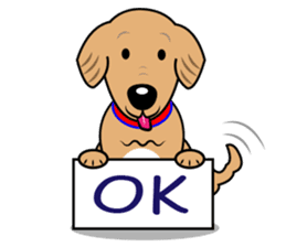 A Fluffy Curly Coward Dog sticker #5597159