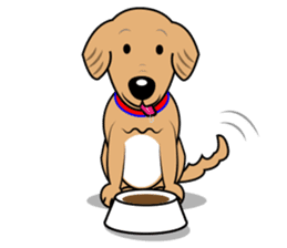 A Fluffy Curly Coward Dog sticker #5597176