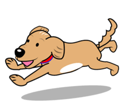 A Fluffy Curly Coward Dog sticker #5597193