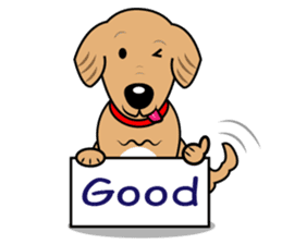 A Fluffy Curly Coward Dog sticker #5597195