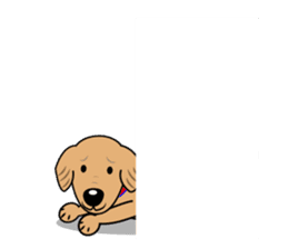 A Fluffy Curly Coward Dog sticker #5597198