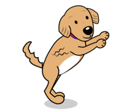 A Fluffy Curly Coward Dog sticker #5597200