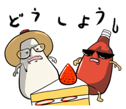 ketchup & mayo sticker #5598224