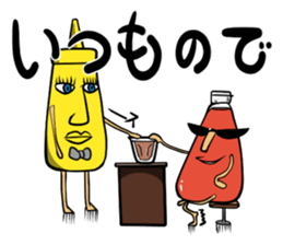 ketchup & mayo sticker #5598240