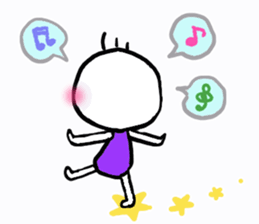 round face's boy sticker #5599049