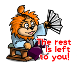 Lion Feudal lord (English Ver.) sticker #5600325