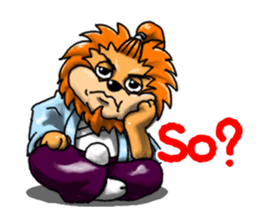Lion Feudal lord (English Ver.) sticker #5600328