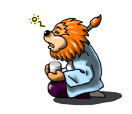 Lion Feudal lord (English Ver.) sticker #5600330