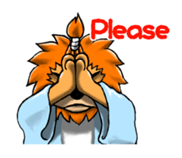 Lion Feudal lord (English Ver.) sticker #5600348