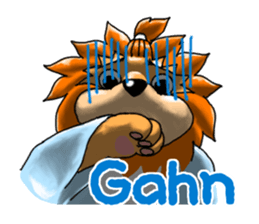 Lion Feudal lord (English Ver.) sticker #5600362