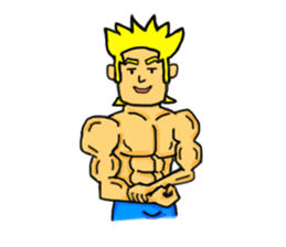 Muscle Sticker ! sticker #5600685