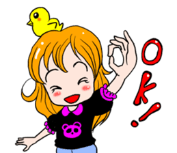 Chick and friends sticker #5600804