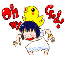 Chick and friends sticker #5600814