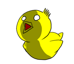 Chick and friends sticker #5600830