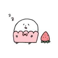 marshmallow in cup sticker #5601128