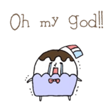 marshmallow in cup sticker #5601159