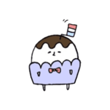 marshmallow in cup sticker #5601163