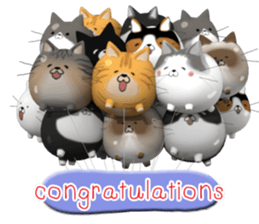 Balloon Cats : Eng Version sticker #5602379