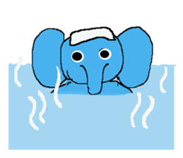 The elephant to be happy (World) sticker #5602872