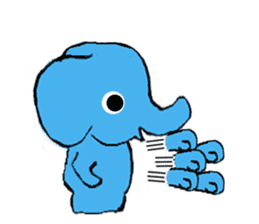 The elephant to be happy (World) sticker #5602877