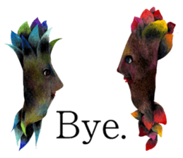 Greetings in the surreal picture sticker #5603063